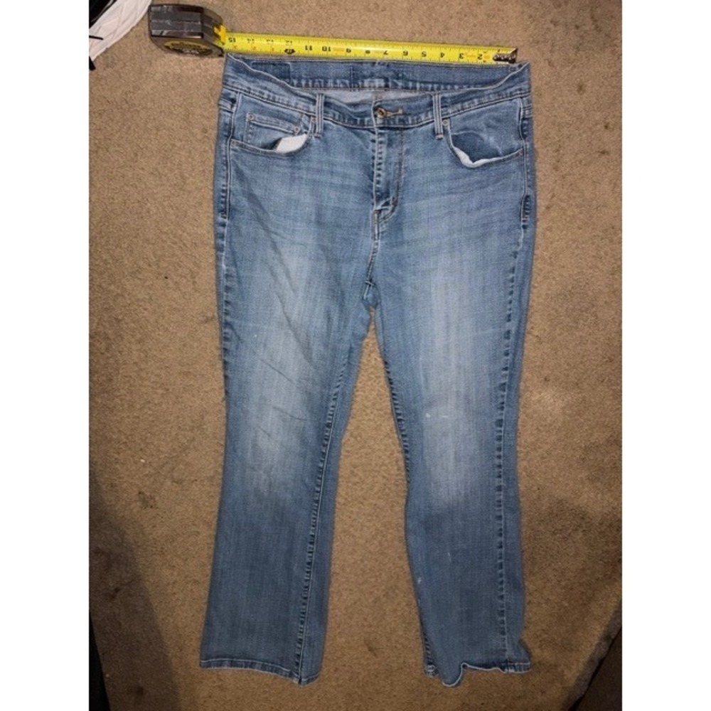 Levis‎ 515 Bootcut Jeans Womens 12M W31 L32 Medium Wash Denim Blue Pants T01-21